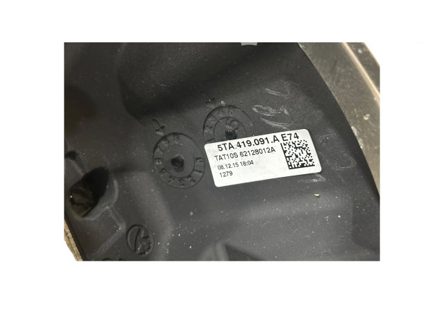 Руль Volkswagen Touran II  2010 - 2016 года 5TA419091A, 62128012A      