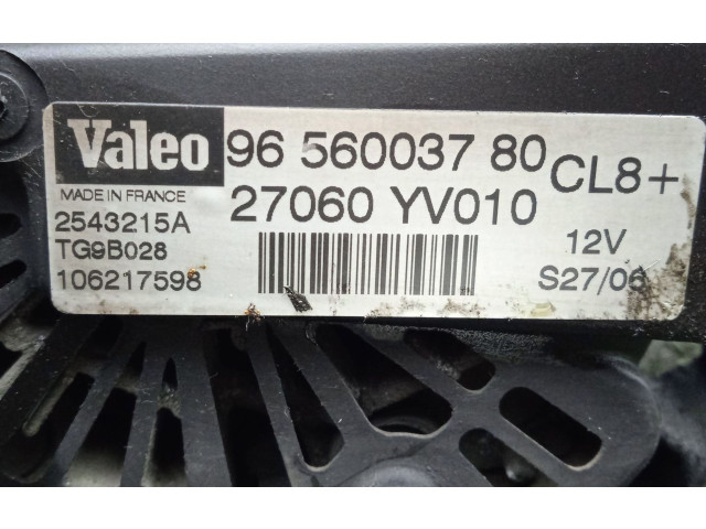 Генератор 90AH-VALEO   Peugeot 107      