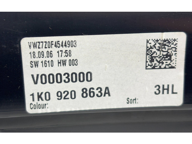Панель приборов 1K0920863A   Volkswagen Jetta V       
