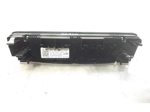 Блок управления климат-контролем 8V0820043D   Audi A3 S3 A3 Sportback 8P