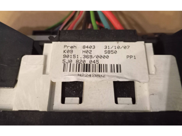 Блок управления климат-контролем 5j0820045, H2242002   Skoda Fabia Mk2 (5J)