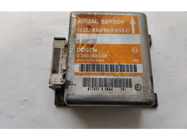 Блок управления надувных подушек 8A0959655C, 97T02340584 Audi A4 S4 B5 8D