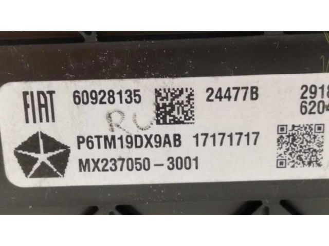 Блок управления климат-контролем 60928135, P6TM19DX9AB   Jeep Compass
