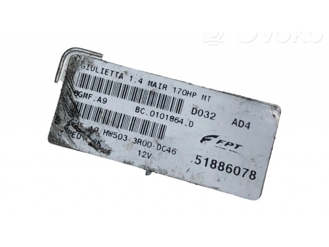 Блок управления двигателя 51886078, BC0101864D Alfa Romeo Giulietta
