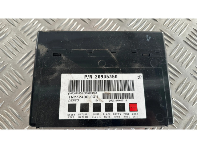 Блок комфорта 20935350, TN2324000311   Chevrolet Captiva   