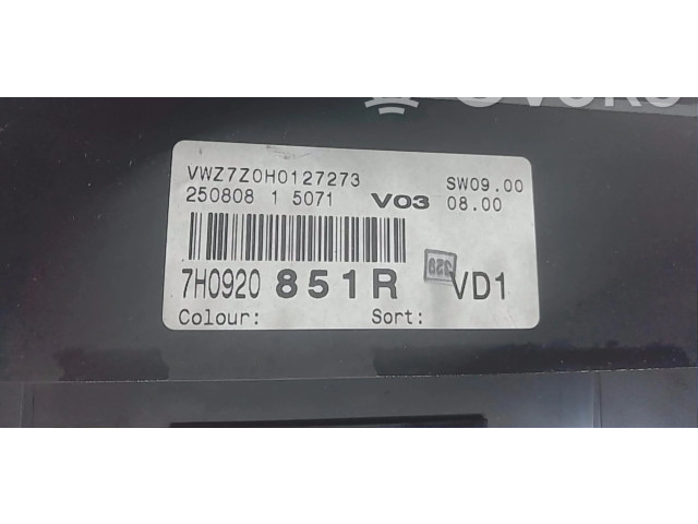 Přístrojová deska Volkswagen Multivan T5 2008 7H0920851R