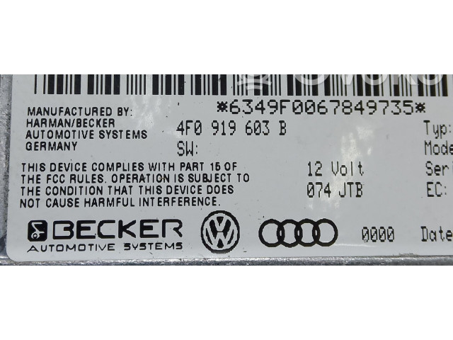 Дисплей    4F0919603B, 4F0919603B   Audi A6 S6 C6 4F