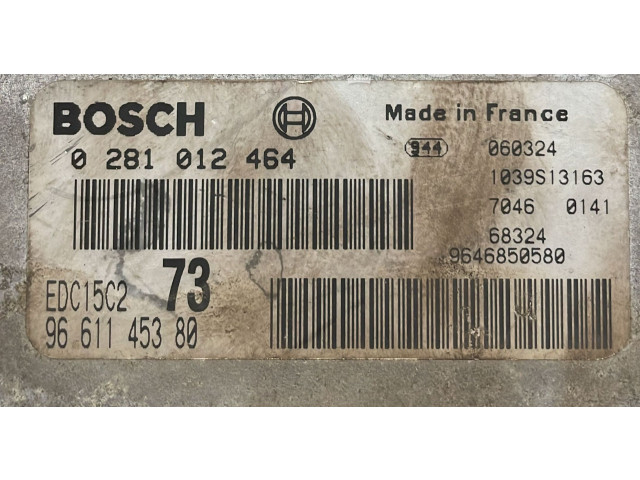 Комплект блоков управления 0281012464, 0281012464   Fiat Ulysse