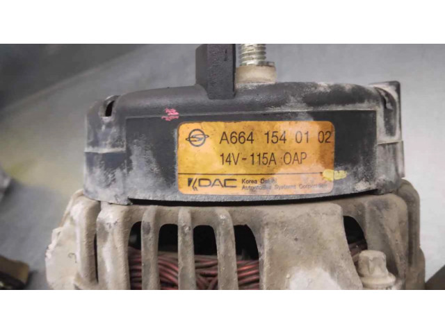 Генератор A6641540102 SsangYong Actyon sports I 2.0