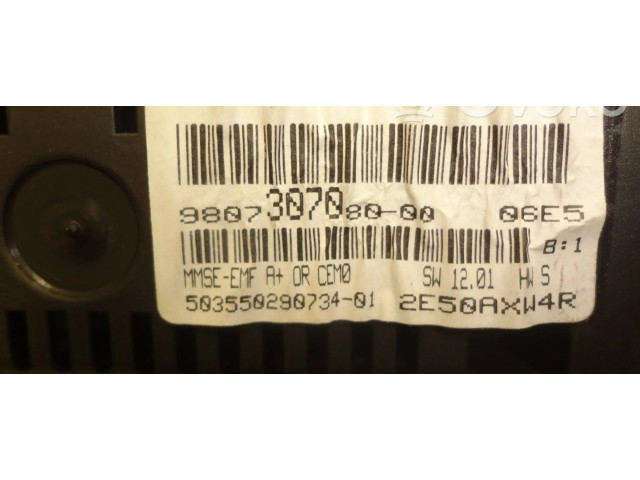 Дисплей 9807307080-00 Citroen Berlingo