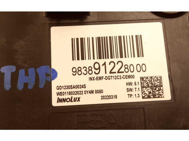 Дисплей 9838912280, 9838912280 Citroen C5 X