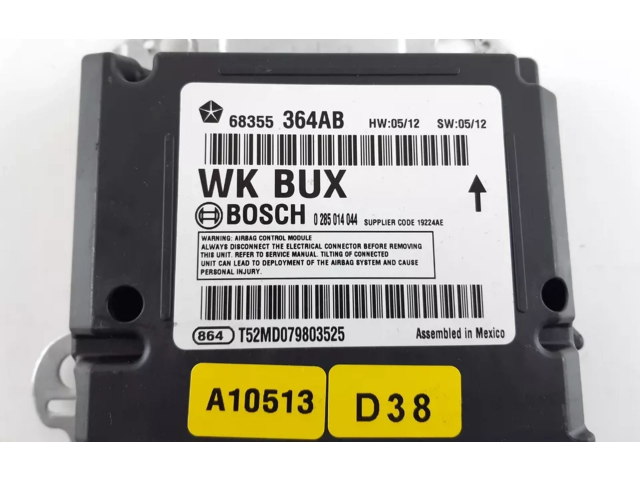 Блок подушек безопасности 68355364AB, 0285014044   Jeep Grand Cherokee