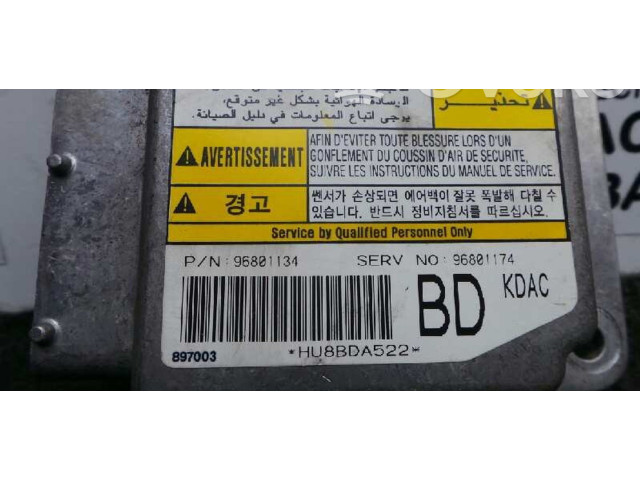 Блок подушек безопасности 96801134-96801174   Chevrolet Matiz