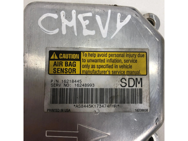 Блок подушек безопасности 16248993, 16218445   Chevrolet Blazer S10