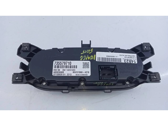 Блок управления климат-контролем 735579710, A83030600   Fiat 500L