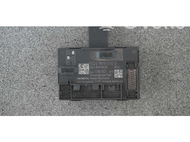 Блок комфорта 5Q4959592E, 5Q4959592E   Skoda Kodiaq   