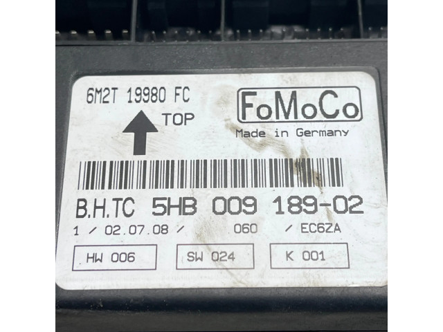 Блок управления климат-контролем 6M2T19980FC, 5HB00918902 Ford Galaxy