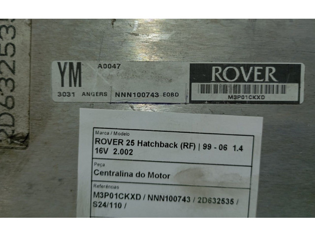 Блок управления двигателя M3P01CKXD, 2D632535 Rover 25