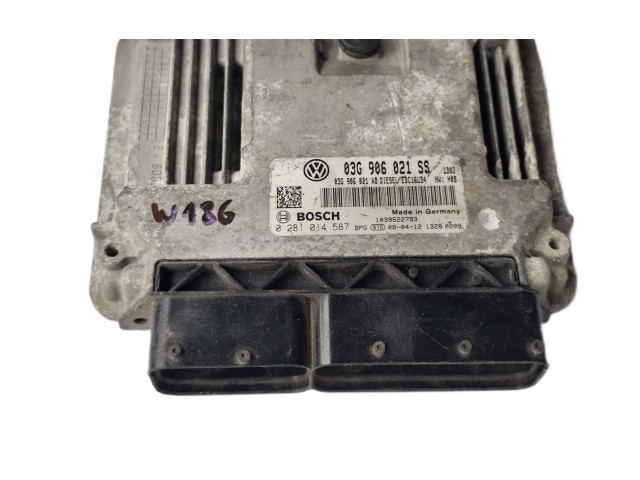 Блок управления двигателя 03G906021SS, 03G906021AB Skoda Octavia Mk2 (1Z)