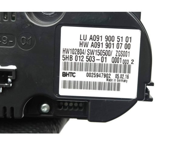 Блок управления климат-контролем A0919005101, A0919010700 Infiniti Q30