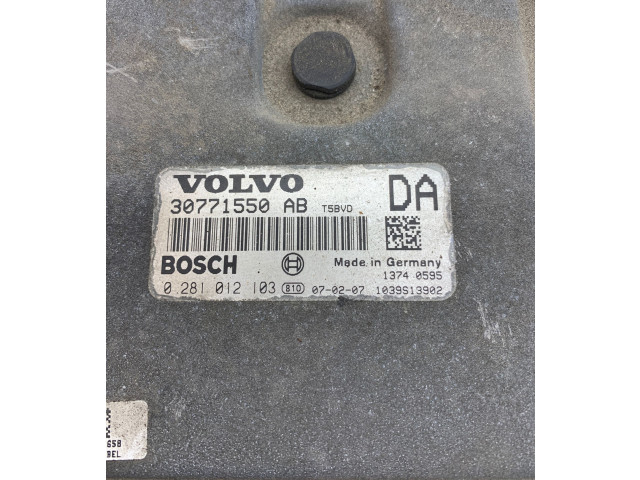 Блок управления двигателя 30771550, 0281012103   Volvo S60