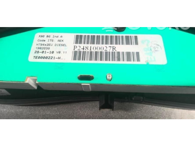 Панель приборов 248104678R Dacia Duster