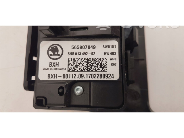 Блок управления климат-контролем 565907049   Skoda Kodiaq