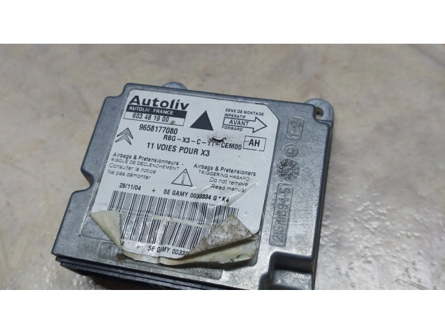 Блок подушек безопасности 9658177080, 603481900 Citroen C5