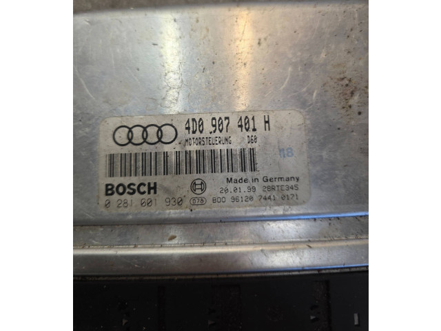 Řídící jednotka 4D0907401H, 28RTE345 Audi A8 S8 D2 4D 2000