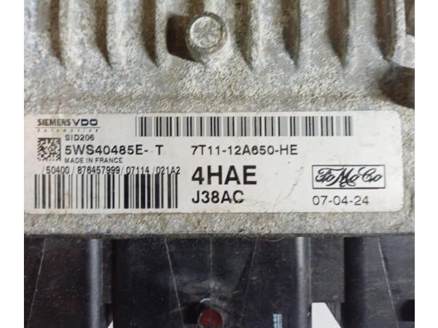 Блок управления двигателя 7T1112A650HE, 5WS40485ET Ford Transit - Tourneo Connect
