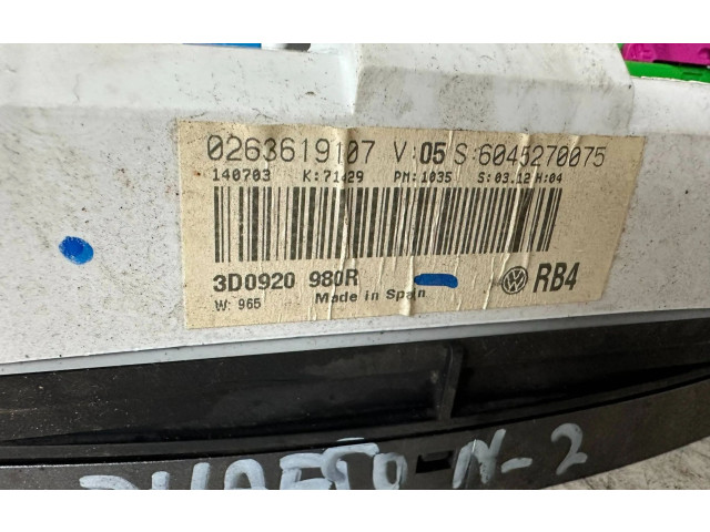 Панель приборов 3D0920980R, 6045270075   Volkswagen Phaeton       