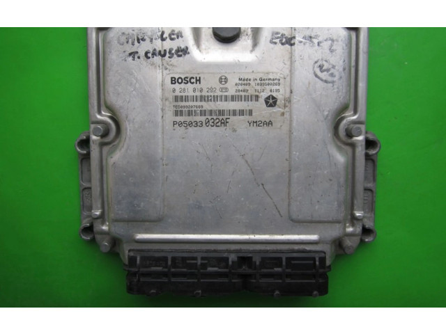 Блок управления двигателем Блок управления P05033032AF, 0281010292   Chrysler PT Cruiser