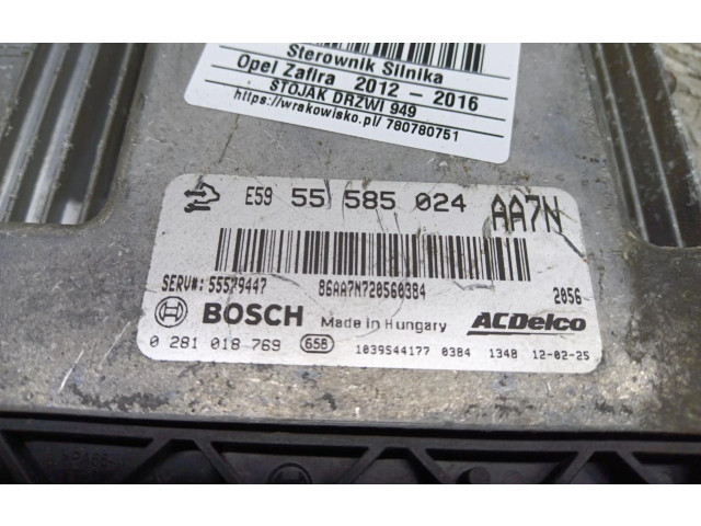 Řídící jednotka Opel Zafira C 2012