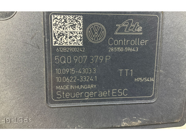 Блок АБС 5Q0907379P, 5Q0614517N Audi A3 S3 8V 2013 - 2019 года