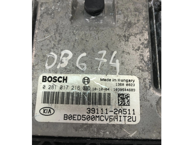 Блок управления двигателем Блок управления 391112A511, 0281017216   KIA Ceed