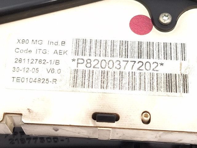 Панель приборов P8200377202, 281127621B Dacia Logan I