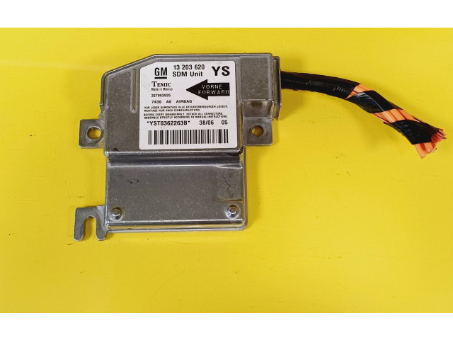 Блок подушек безопасности 13203620, 13203620YS Opel Meriva A