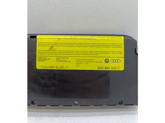 Подушка безопасности в сиденье 3D0880242C   Volkswagen Phaeton