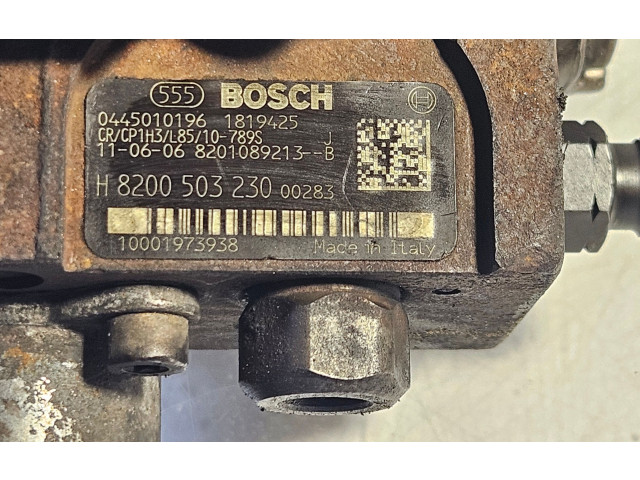 Vstřikovací čerpadlo 0445010196, H8200503230   Opel Vivaro     