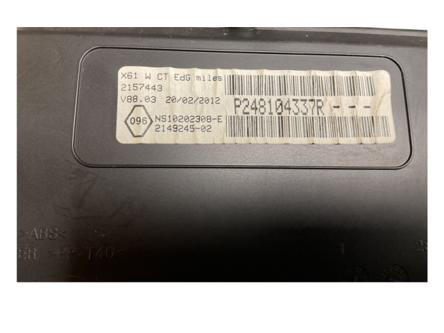 Панель приборов P248104337R, 231180123   Renault Koleos I       