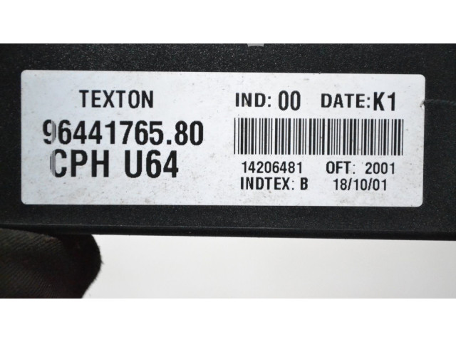 Pojistková skříňka Другие блоки управления / модули Peugeot Expert 2001