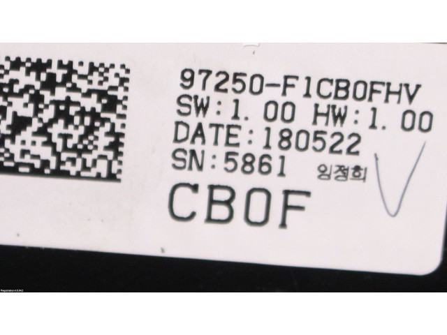 Блок управления климат-контролем 97250F1CB0FHV, 97250-D1CB0FHV   KIA Sportage