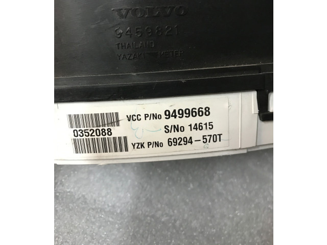 Панель приборов 9459821, 69294570T Volvo S60