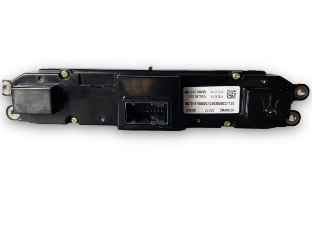 Блок управления кондиционера воздуха / климата/ печки (в салоне) 670167085 Maserati Levante