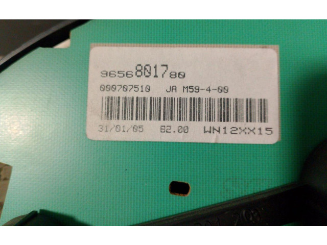 Přístrojová deska  Citroen Berlingo  9656801780  