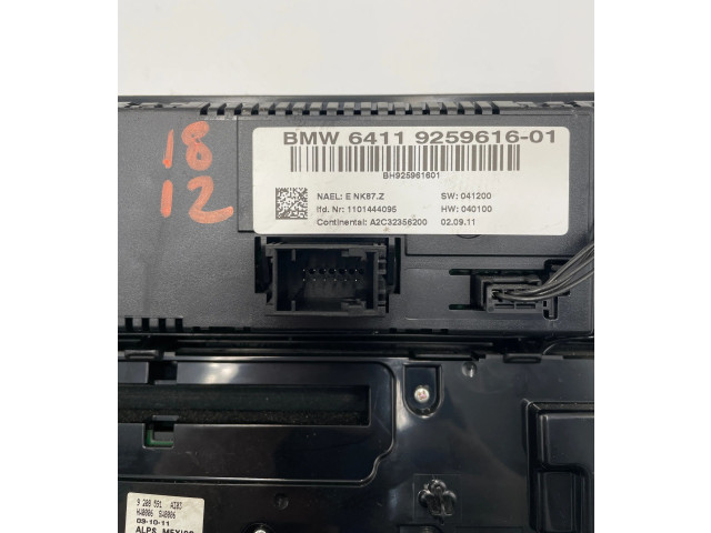 Блок управления климат-контролем 9259616, 1101444095 BMW X3 F25