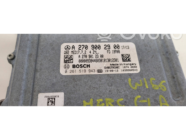 Řídící jednotka A2709002900, A2709012300 Mercedes-Benz GLA W156 2015