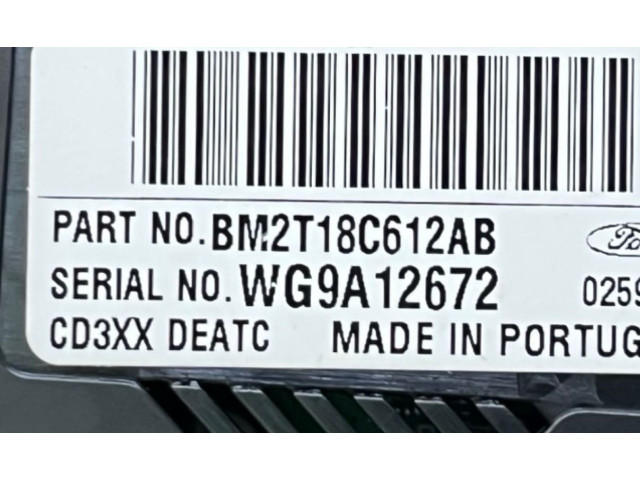 Блок управления климат-контролем BM2T18C612AB, WG9A12672 Ford S-MAX