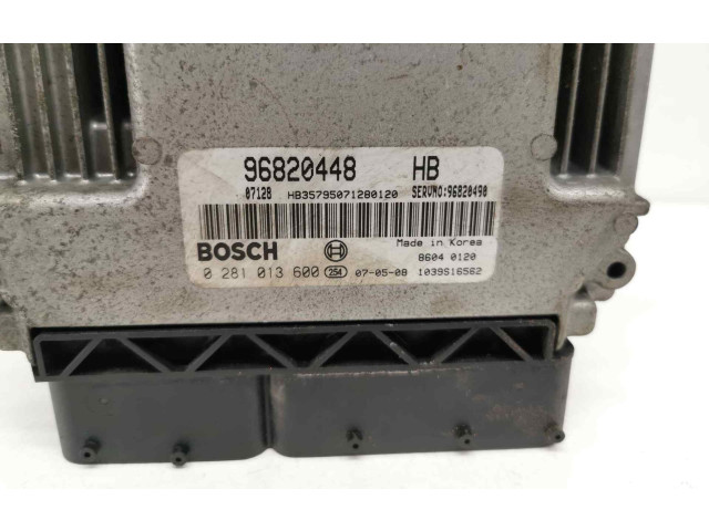 Řídící jednotka 96820448HB, 0281013600 Chevrolet Lacetti 2007