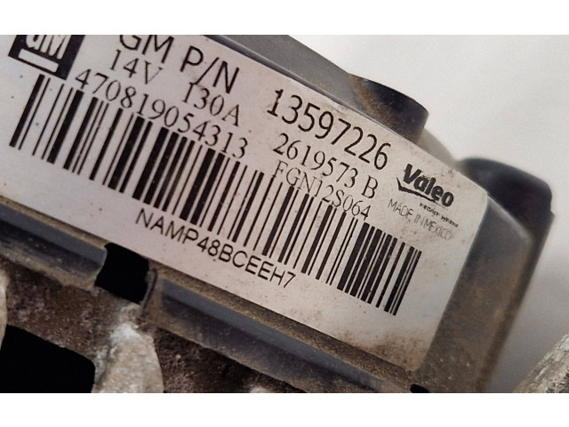 Генератор 13597226 Buick Encore I